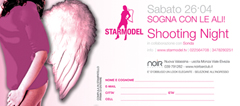 Partecipa all'esclusiva Shooting Night di starmodel!!!